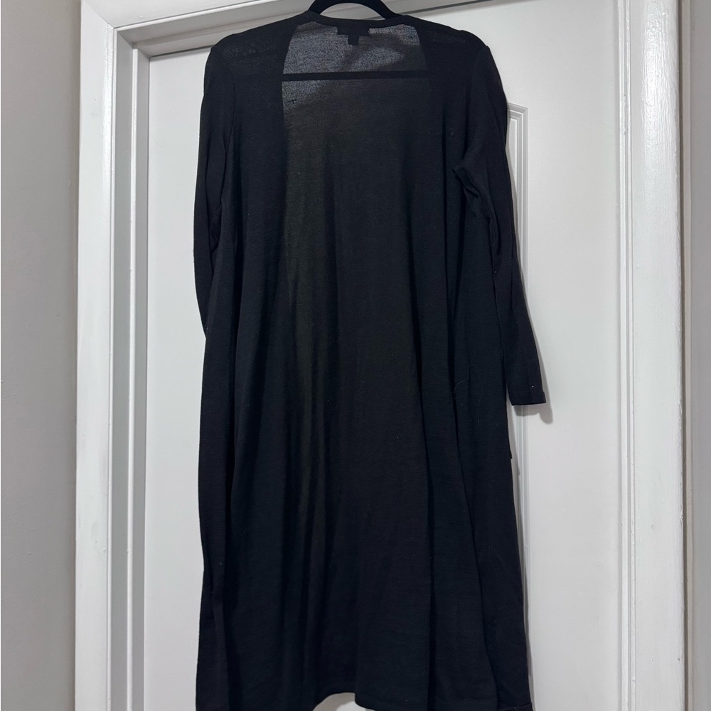 LuLaRoe Black Sarah Style Cardigan - Picture 2 of 4